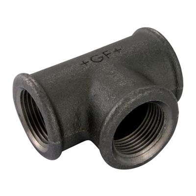 3/8Inch Female Equal Tee Black