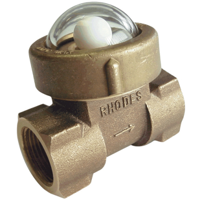 3/8Inch BSPP Gun Metal Flow Indicator