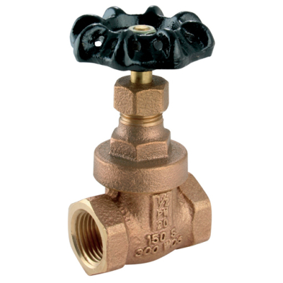 1/2Inch BSPT Female Bronze Gate Valve Lockshield