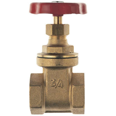 3/4Inch BSP Female Heavy Brass Gate Valve